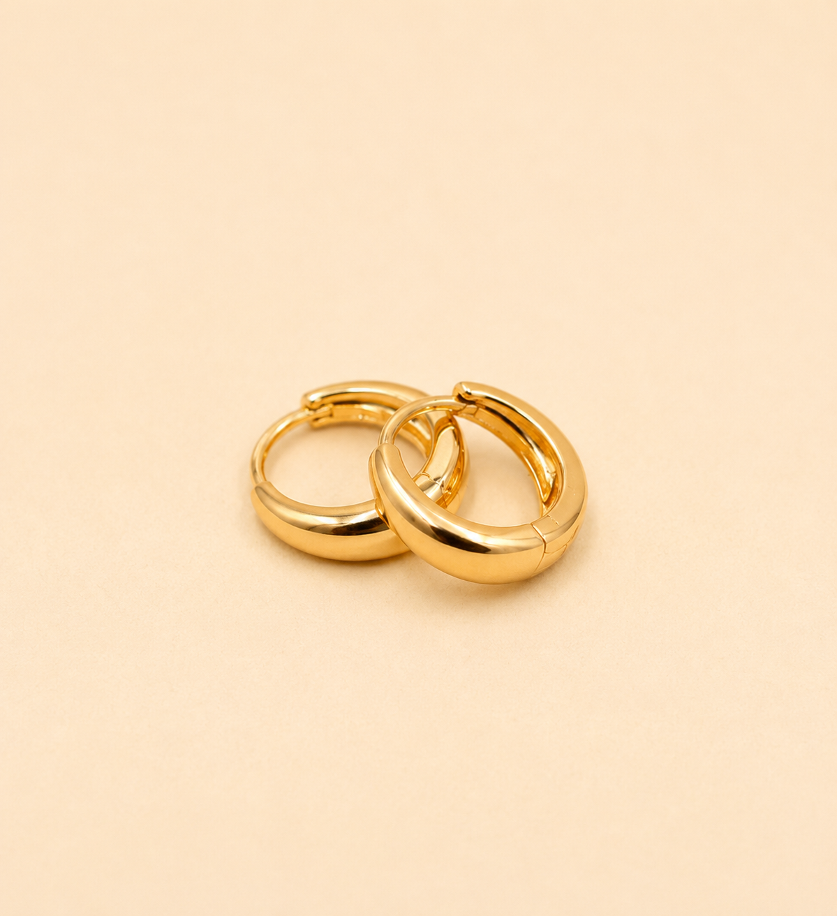 Aretes candonga dorada