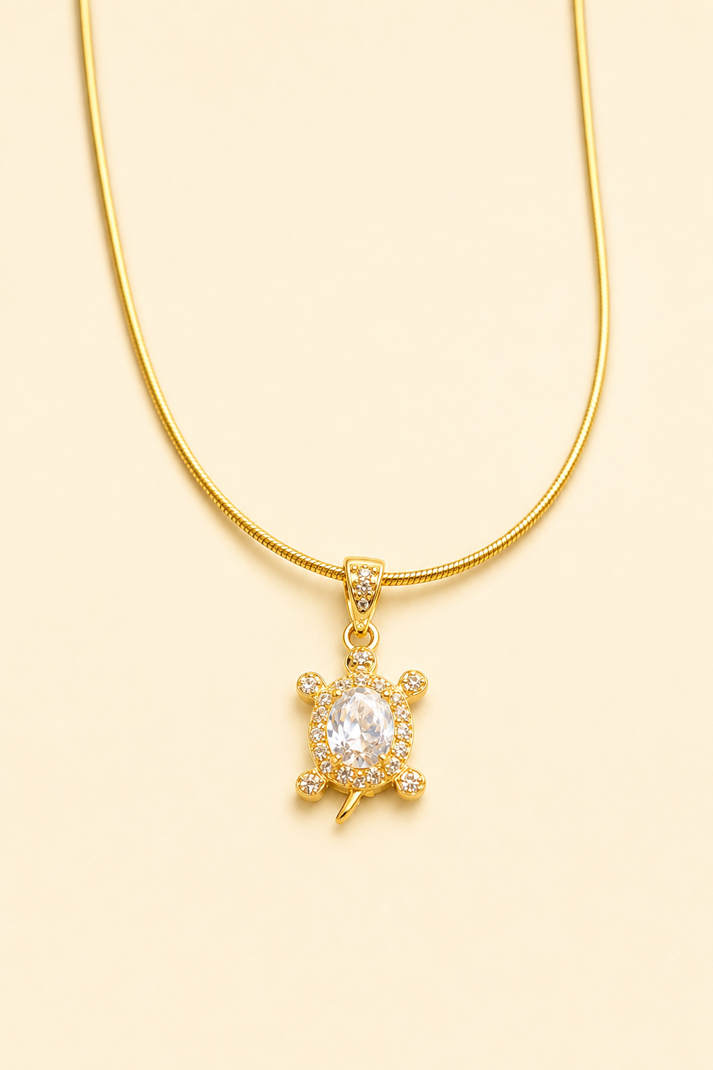 Collar tortuga trasparente