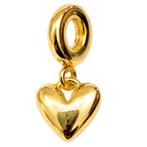 Dije corazon dorado