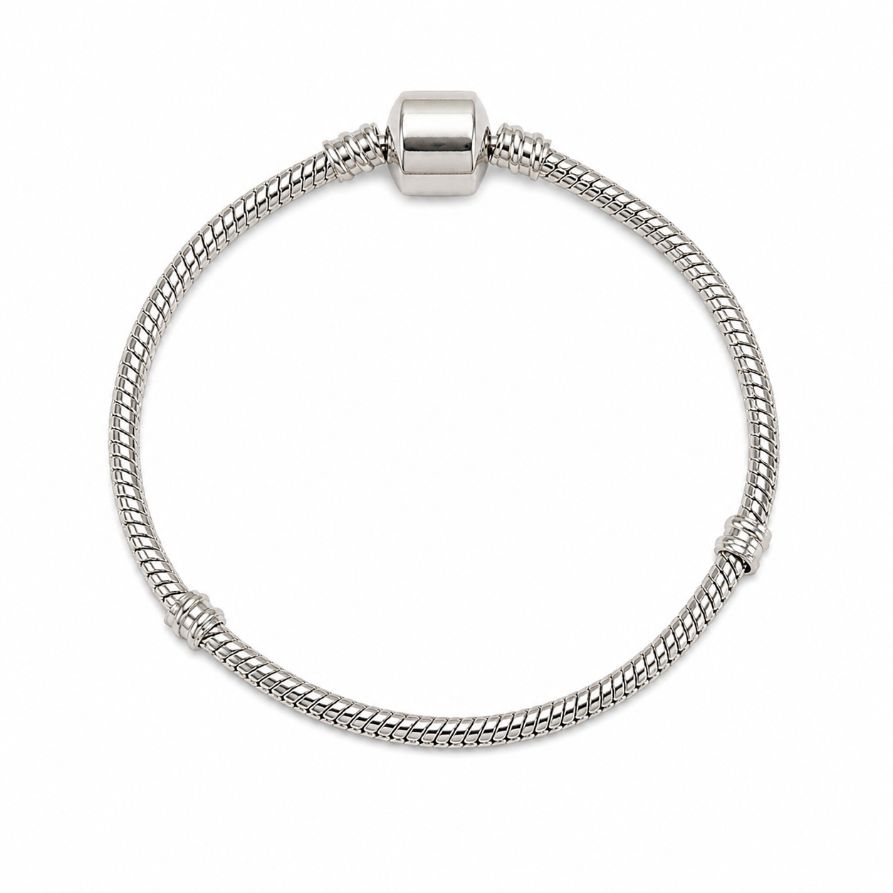 Pulsera Dudu Plateada Corazon